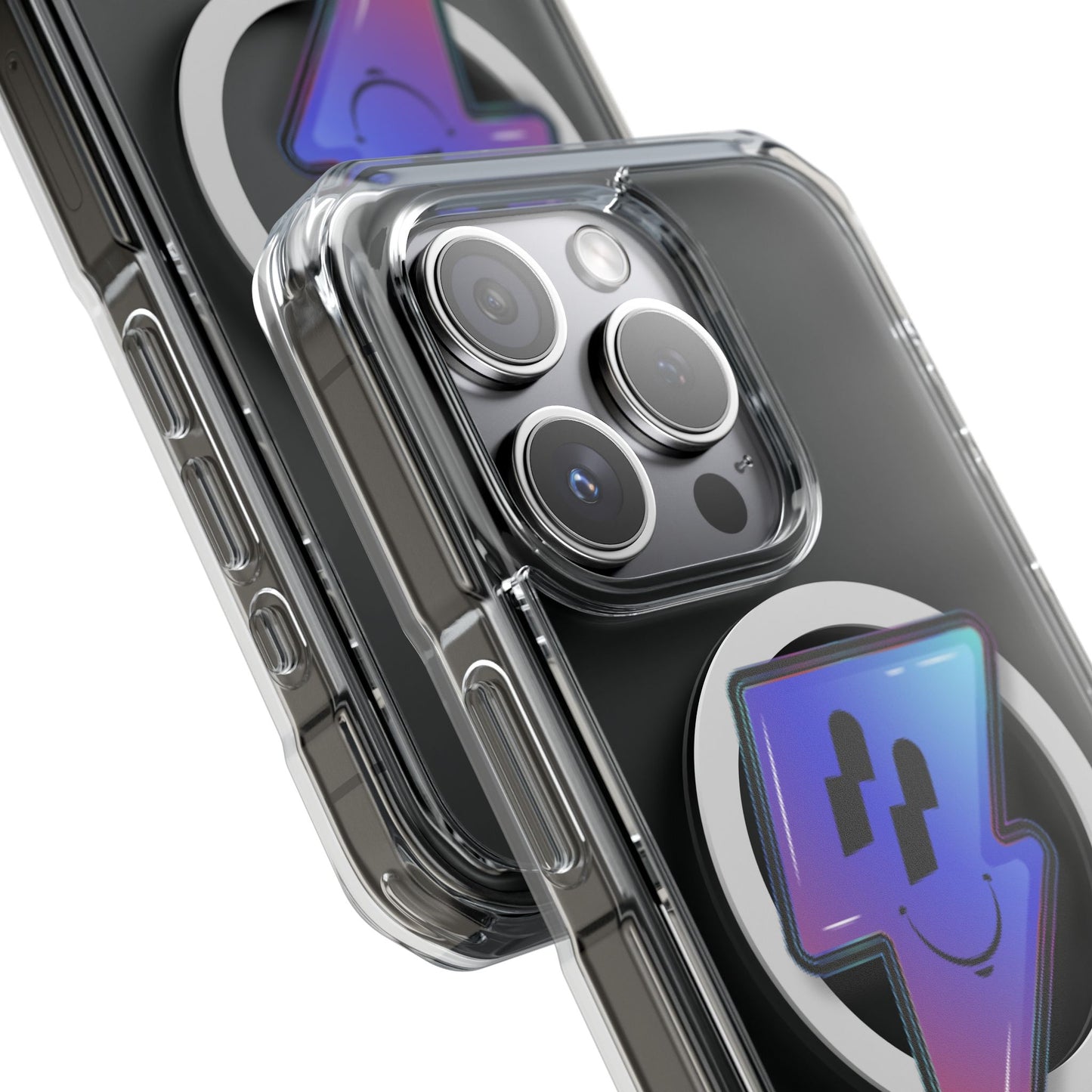 Smiley Charge Pop Magnetic clear Impact case
