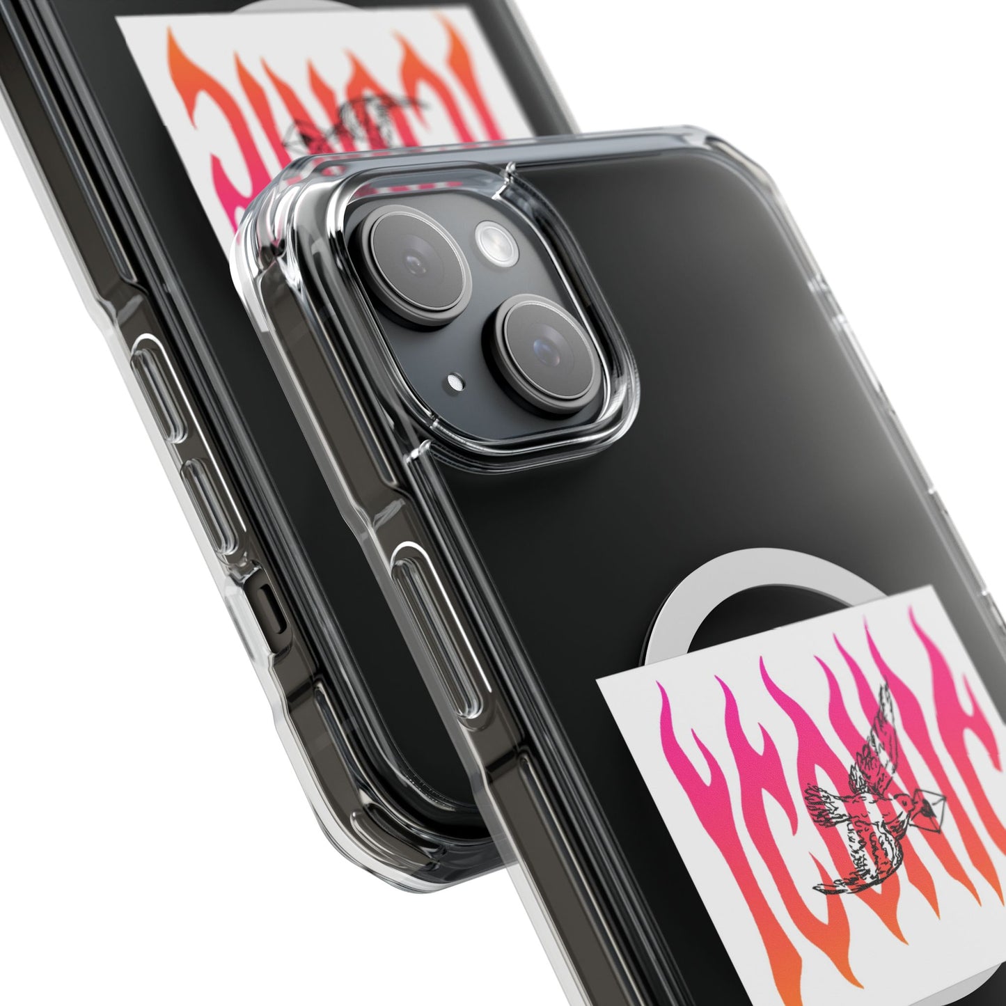 Flame Flight Iconic Magnetic clear Impact case