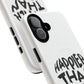 Happier Heart Lettering Tough Magnetic Case