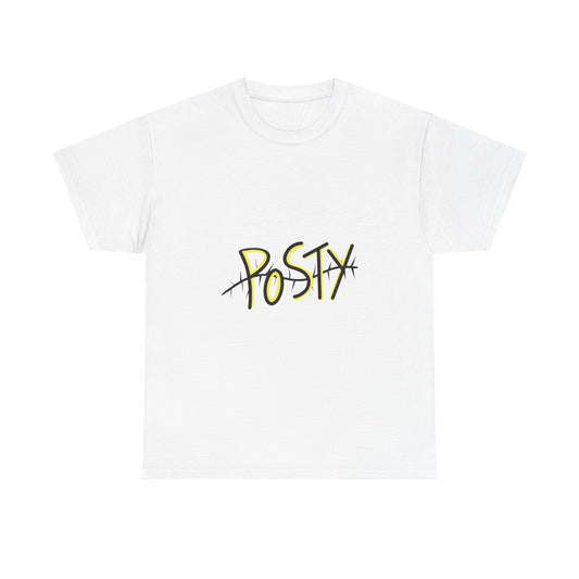 Abstract Black Barbed Wire Unisex Heavy cotton Tee