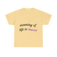 Feel the Music Vibe Unisex Heavy cotton tee