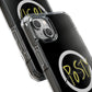 Abstract Black Barbed Wire Magnetic Impact Case