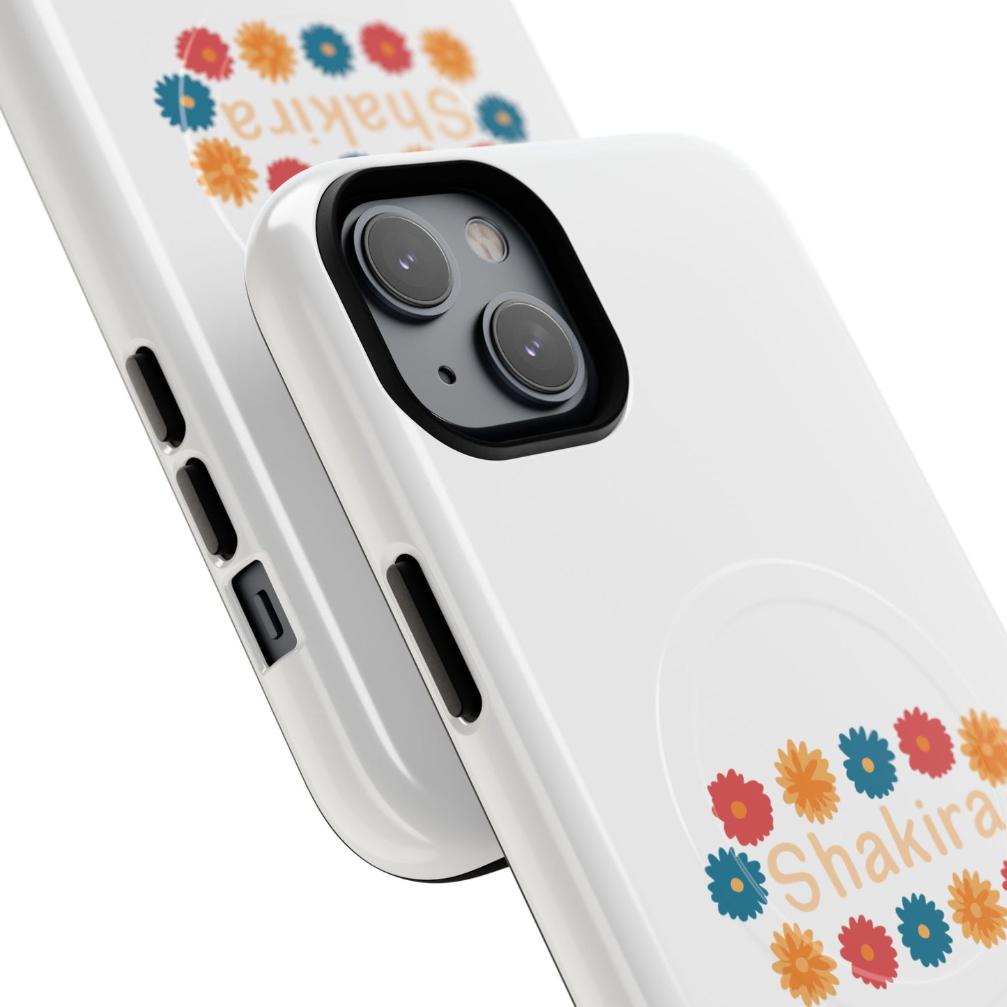 Retro Floral Groove Tough Magnetic case