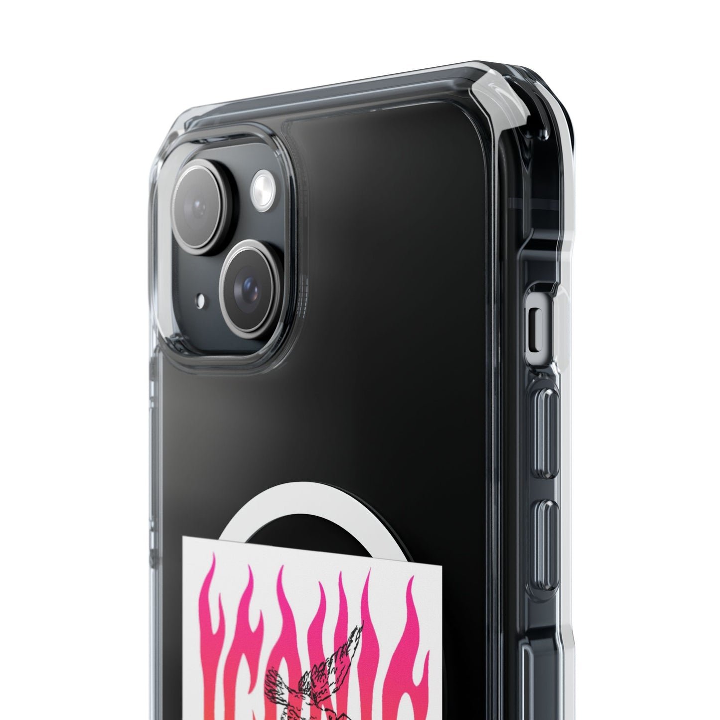 Flame Flight Iconic Magnetic clear Impact case