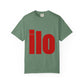 ILO Bold Red Block Unisex Dyed T-shirt