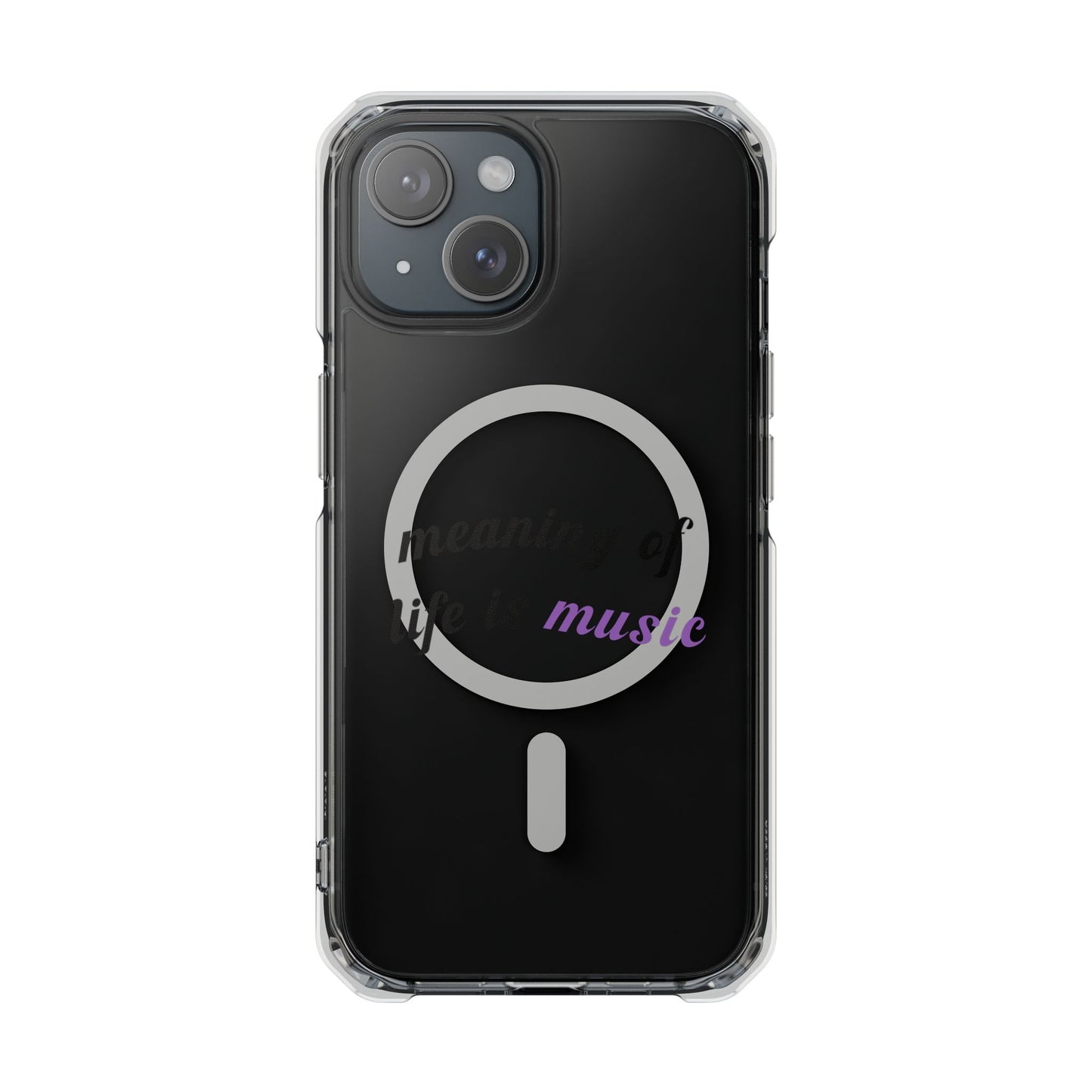 Feel the Music Vibe Magnetic clear Impact Case