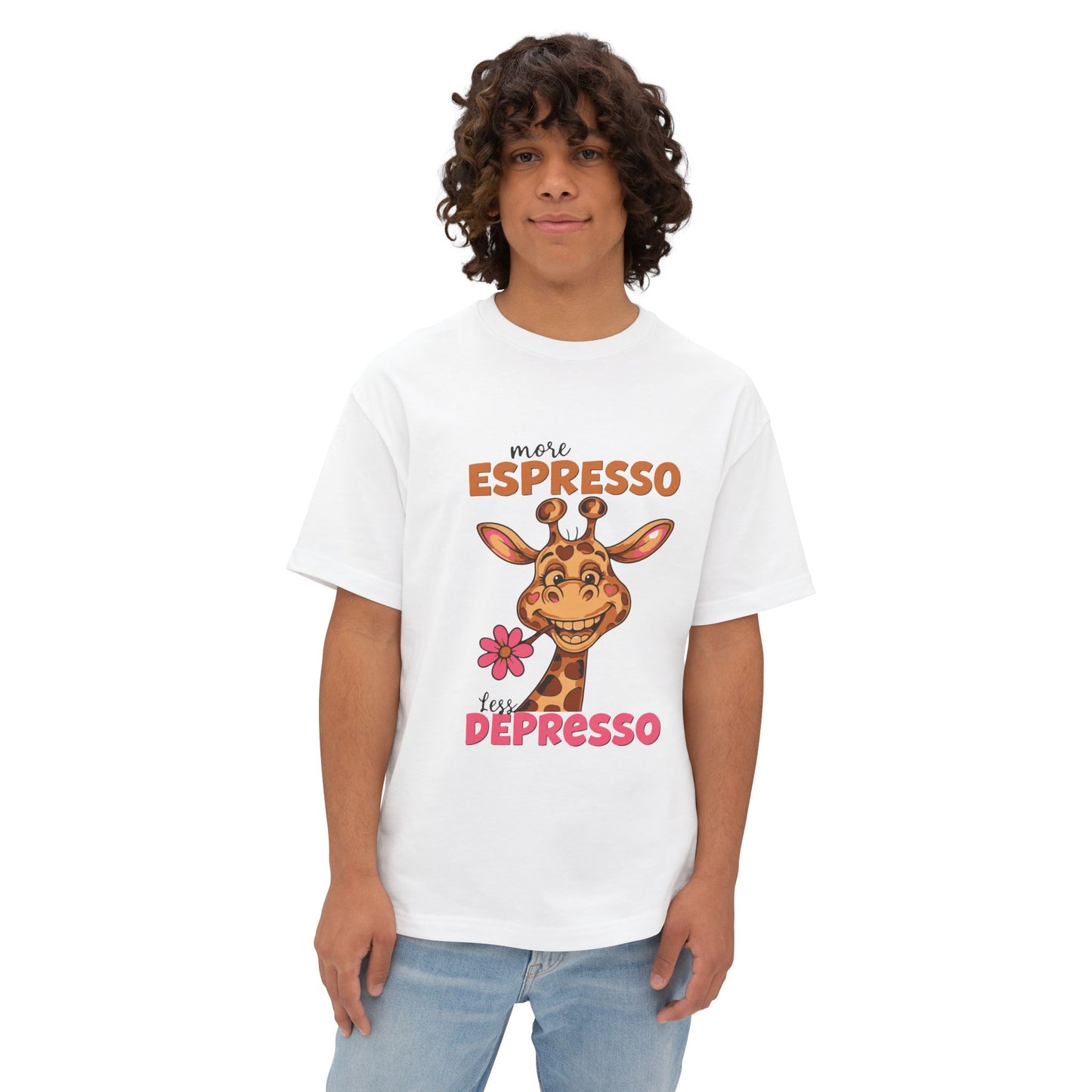 Oversized boxy Tee – Snazzy Espresso Edition