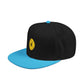 Minimalist Black Disc Outline Snapback Cap