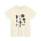 Ocean Wave with Heart Outline Unisex Heavy Cotton Tee