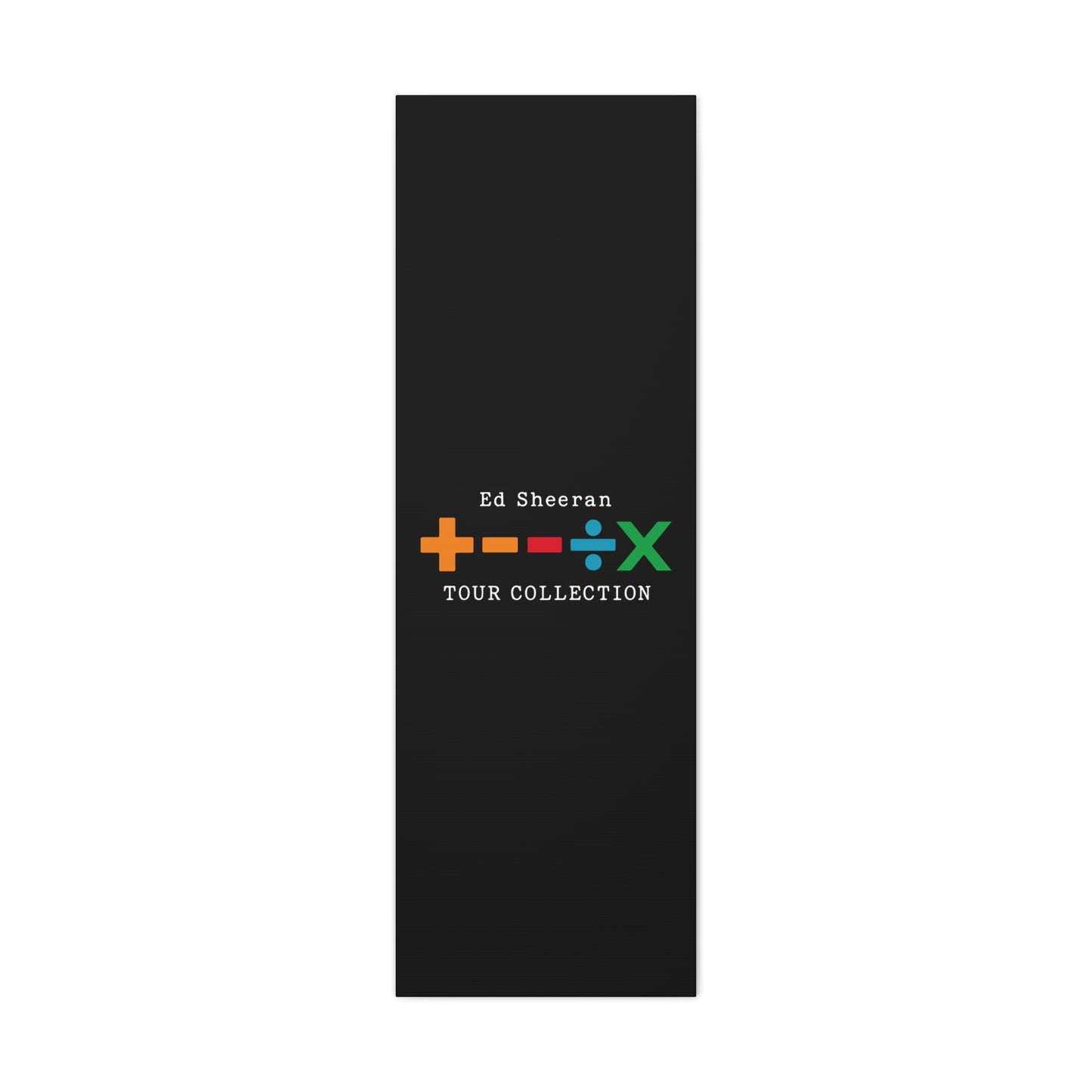 Matte Stretched Canvas, 1.25" Depth – Ed Sheeran Black Edition