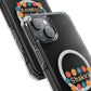Retro Floral Groove Clear Impact case