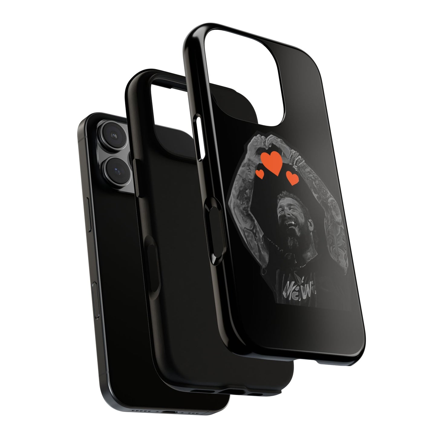 Tough iPhone Case (12–16 Pro Max) – Post Malone Heartfelt Wishes