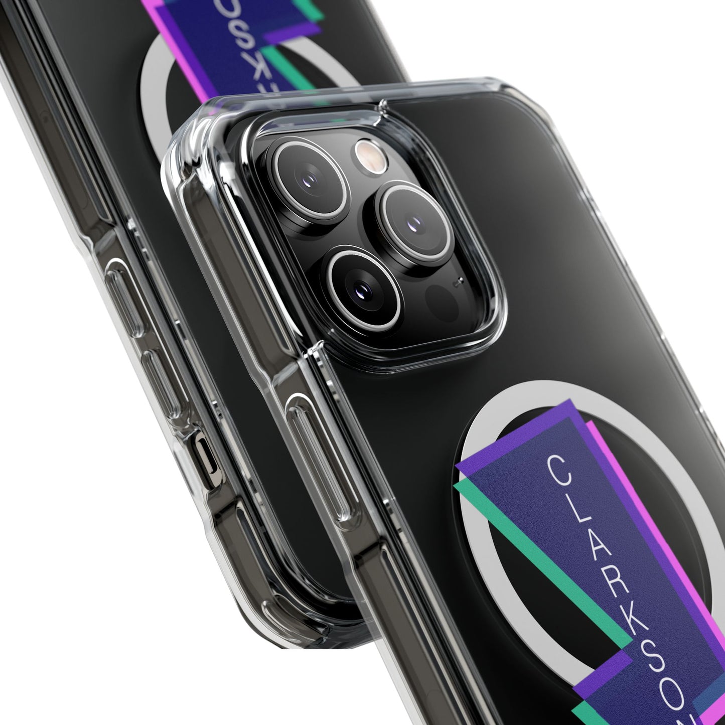 Neon Bolt Energy Magnetic clear Impact Case