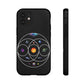 Premium Tough Case for iPhone 12 to 16 Pro Max Showcasing Coldplay’s Illustration Concept