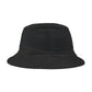 Minimalist Black Disc Outline Bucket Hat