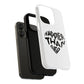 Happier Heart Lettering Tough Magnetic Case