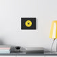 Minimalist Black Disc Outline Canvas