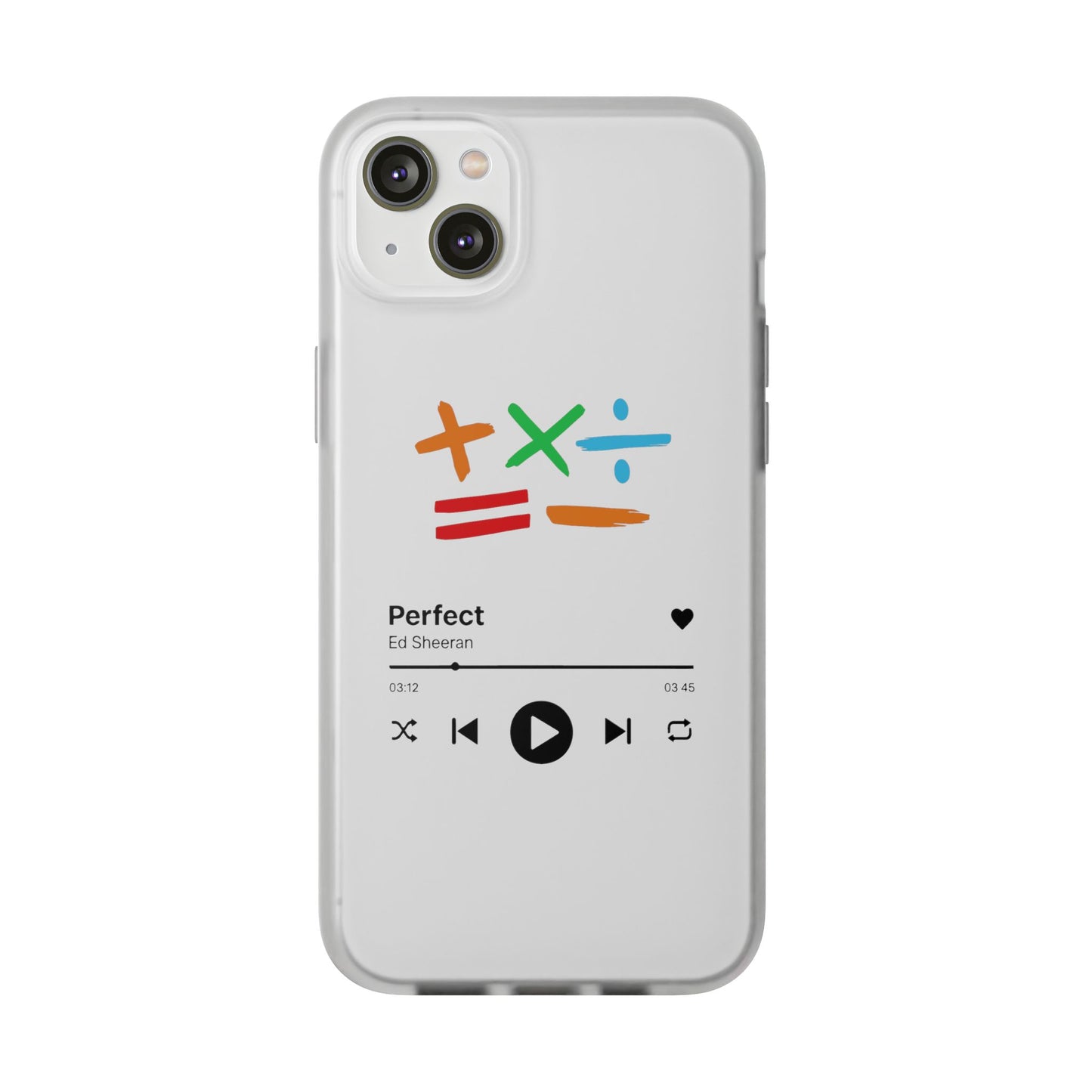 Flexi Case – Ed Sheeran Music Design (iPhone X–16 Pro Max)