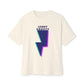 Layered Bolt Vibe Unisex Oversized Boxy tee