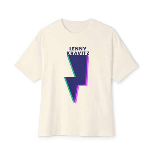 Layered Bolt Vibe Unisex Oversized Boxy tee