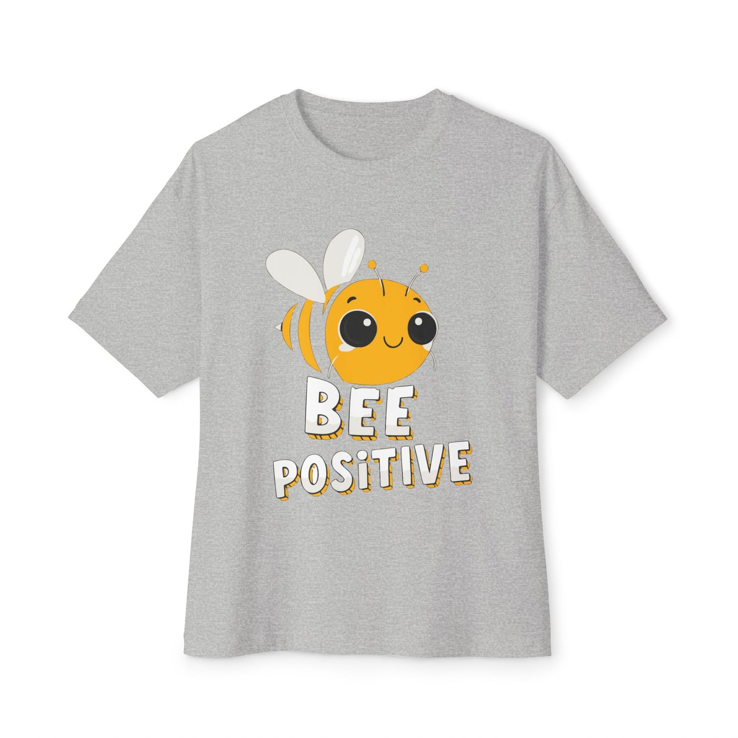Oversized boxy Tee – Snazzy Bee positive Edition