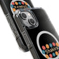 Retro Floral Groove Clear Impact case