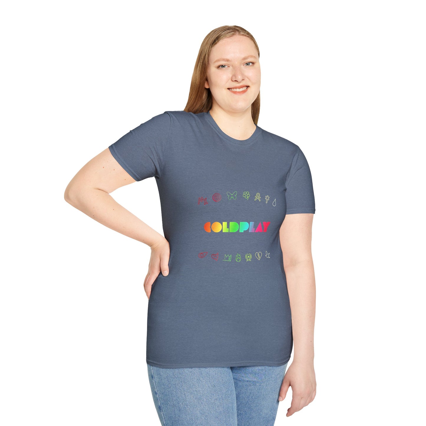 Unisex Softstyle T-Shirt Inspired by Coldplay’s Signage