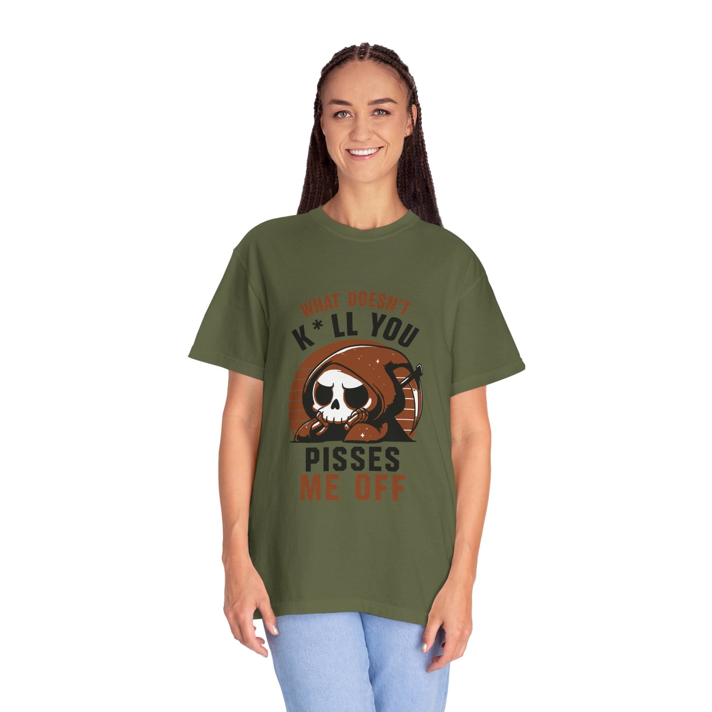 Dyed T-shirt – Snazzy Piss Me off Edition