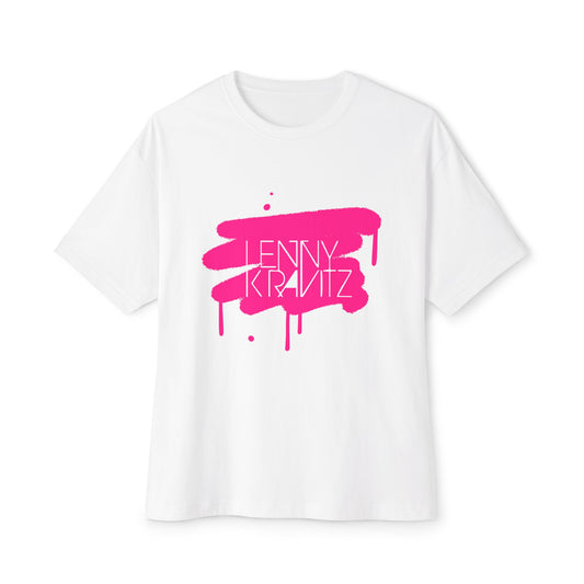 Electric Graffiti Drip Unisex Oversized Boxy tee