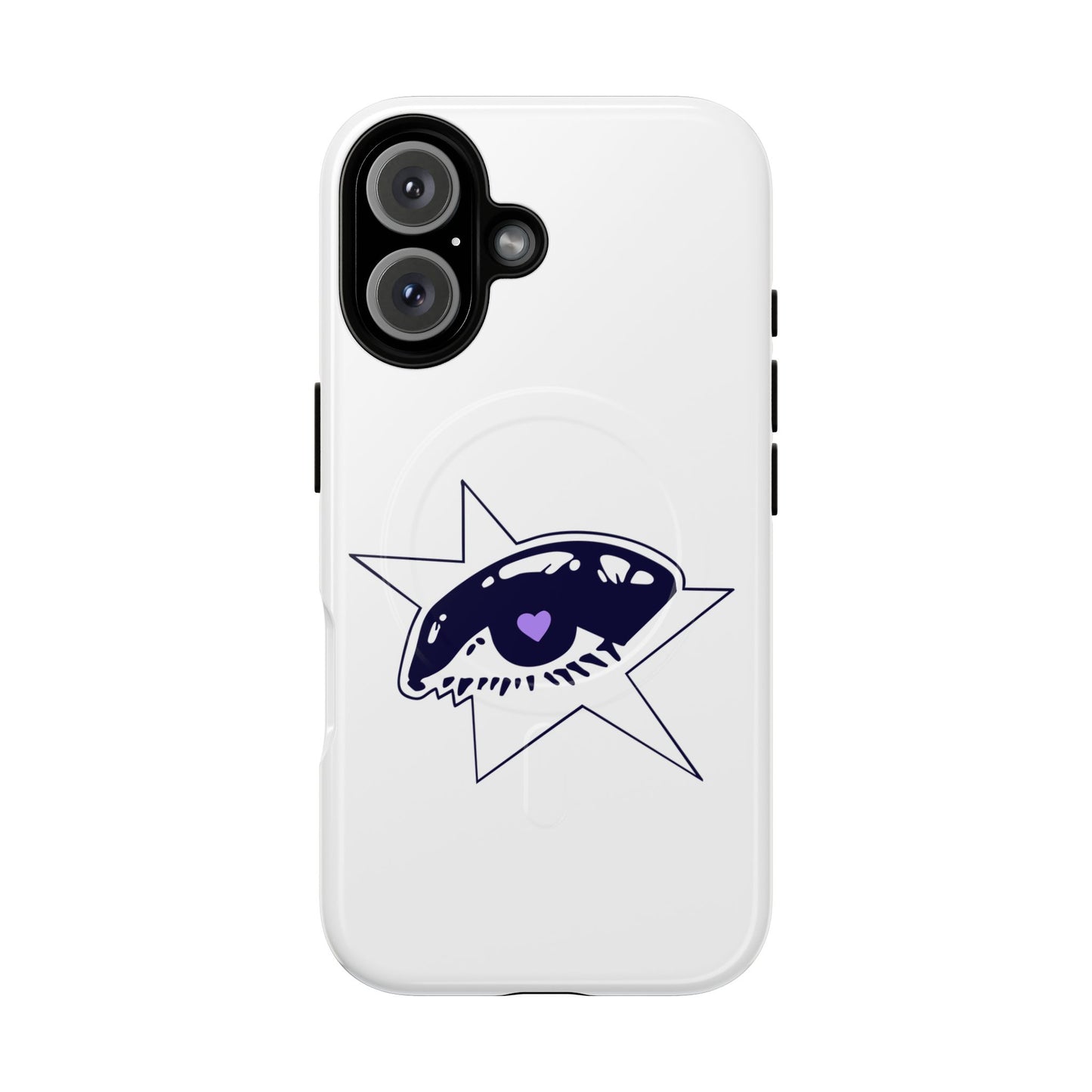 Purple Starry Eye Tough Magnetic phone case