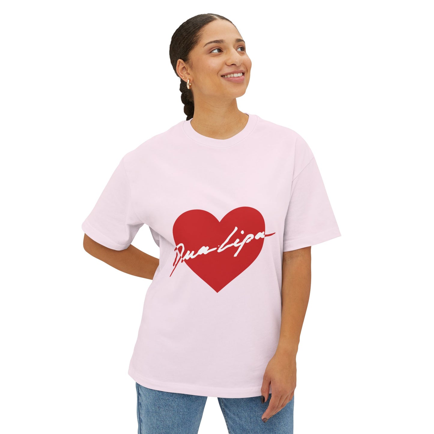 Heartbeat Love Unisex Oversized Boxy Tee