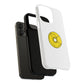 Minimalist Black Disc Outline Tough Magnetic Case