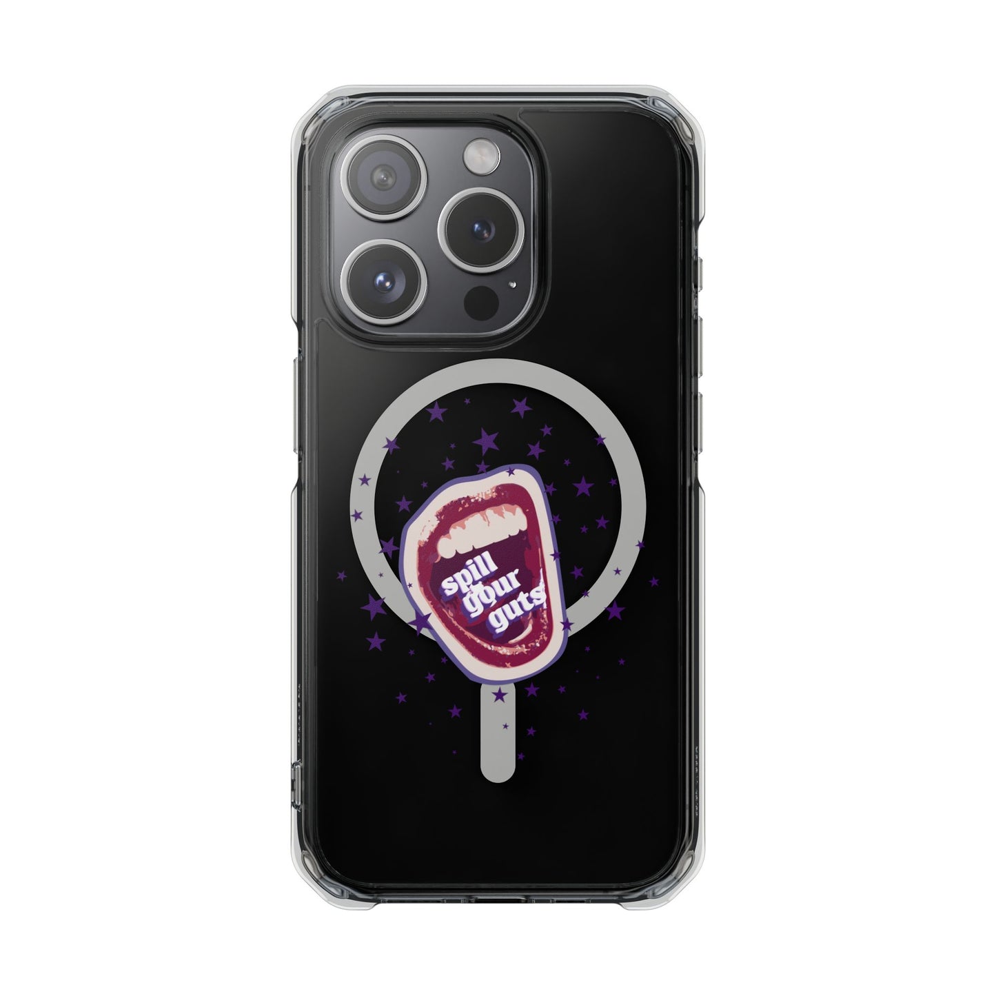Spill Your Guts Scream Magnetic Clear Impact Case