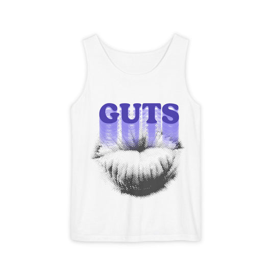 Guts Drip Effect Halftone-Dyed Tank Top