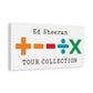 Matte Stretched Canvas, 1.25" Depth – Ed Sheeran Edition