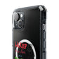 White Paw Print Magnetic Clear Impact Case