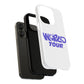 World Tour Bubble Letter Tough Magnetic phone case