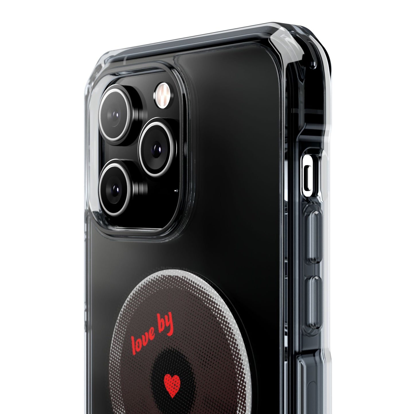Vinyl Love Spin Magnetic clear Impact case