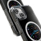 Neon Space Doodles Magnetic Clear Impact case