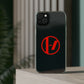 Crimson Orbit Clear Case