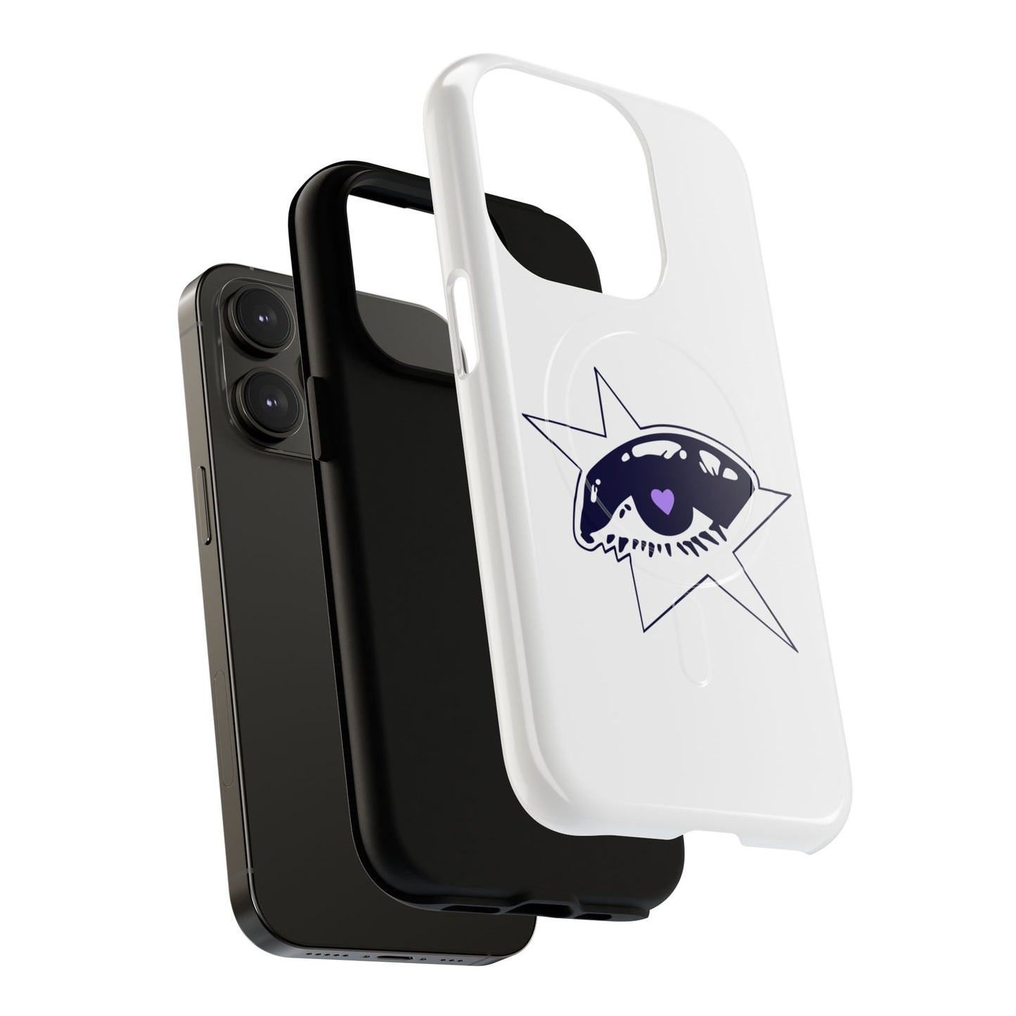 Purple Starry Eye Tough Magnetic phone case