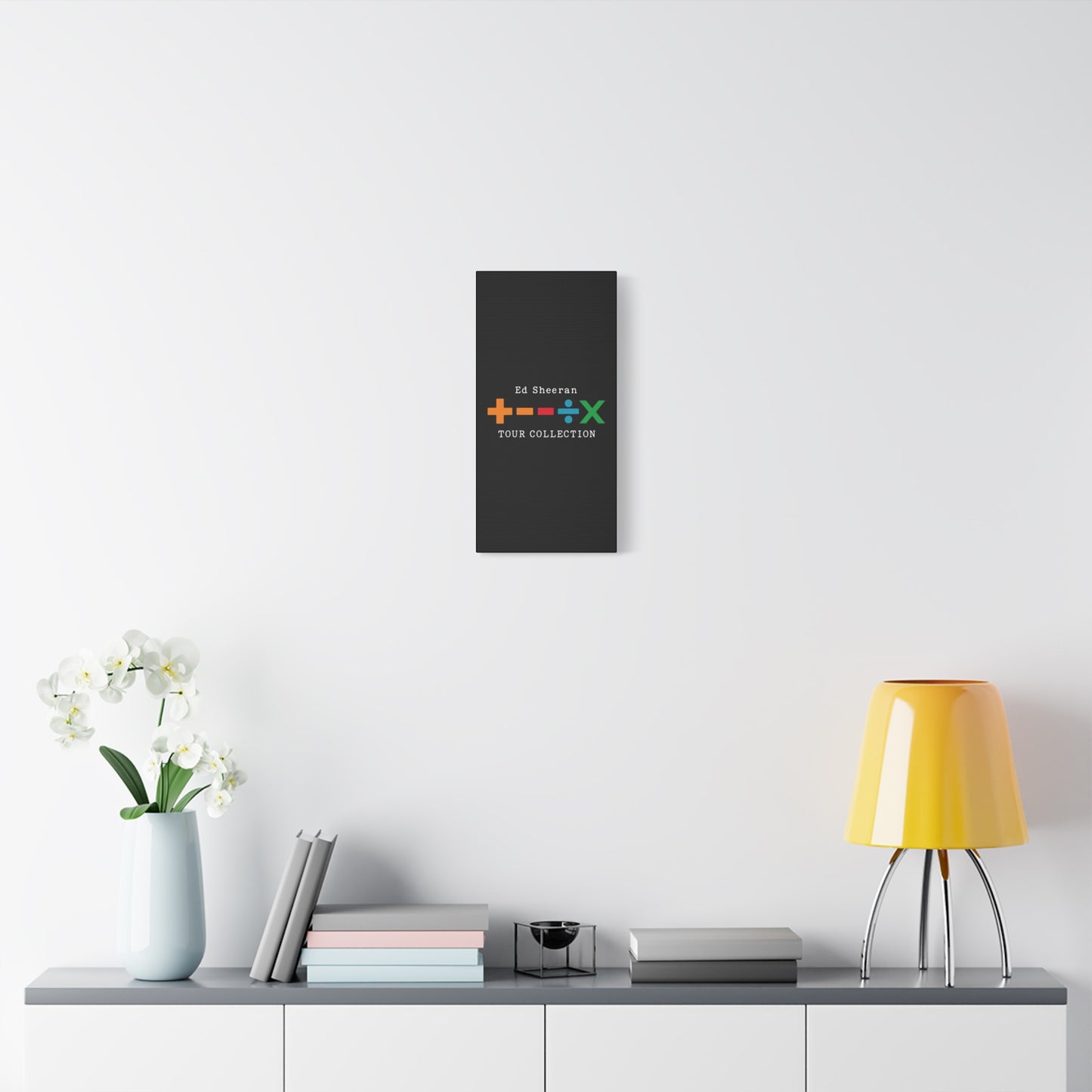 Matte Stretched Canvas, 1.25" Depth – Ed Sheeran Black Edition