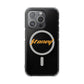 Orange Lightning Text Logo Magnetic Impact Case