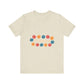 Retro Floral Groove Unisex jersey short sleeve tee