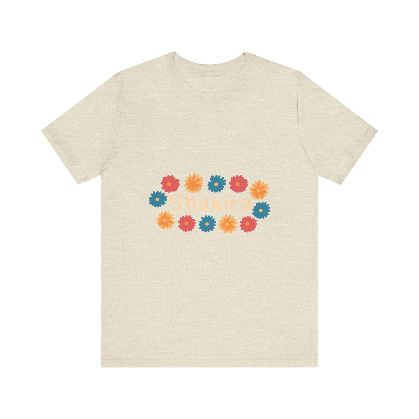 Retro Floral Groove Unisex jersey short sleeve tee