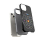 Premium Tough Case for iPhone 12 to 16 Pro Max Showcasing Coldplay’s Illustration Concept