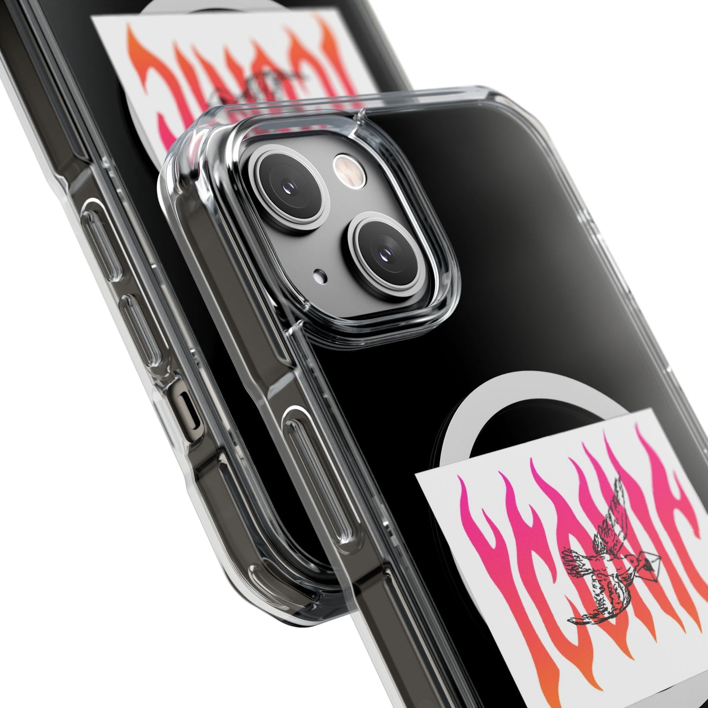 Flame Flight Iconic Magnetic clear Impact case