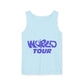 World Tour Bubble Letter-Dyed Tank Top