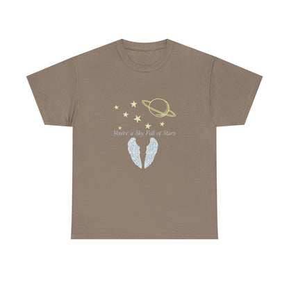 Starry Sky Wings Unisex Cotton Tee