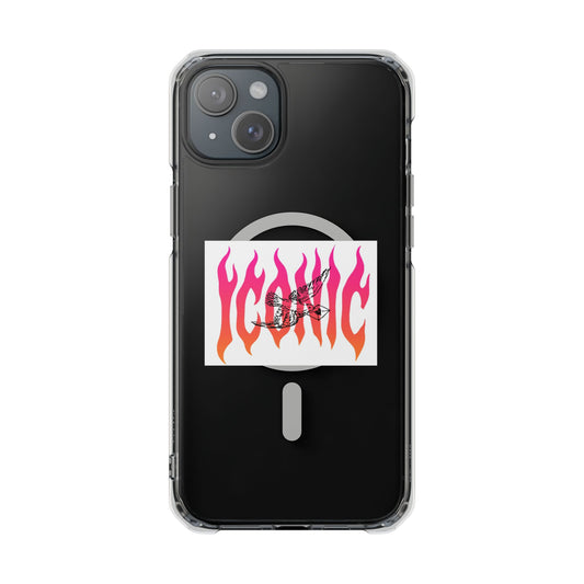 Flame Flight Iconic Magnetic clear Impact case